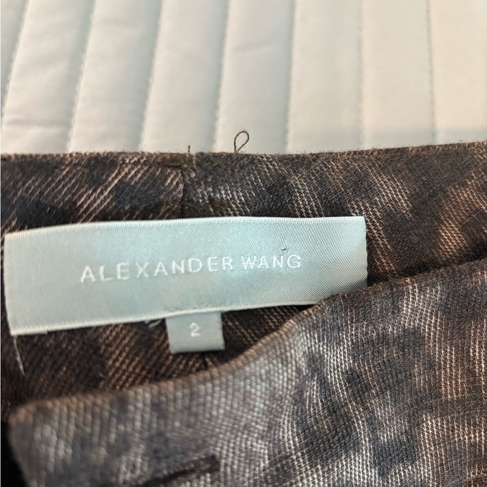 Alexander Wang Brown Patterned Pants - image 8